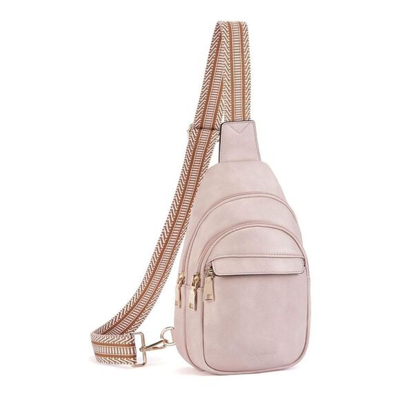 Leather Cross Body Sling Bag - Picture 1 of 5